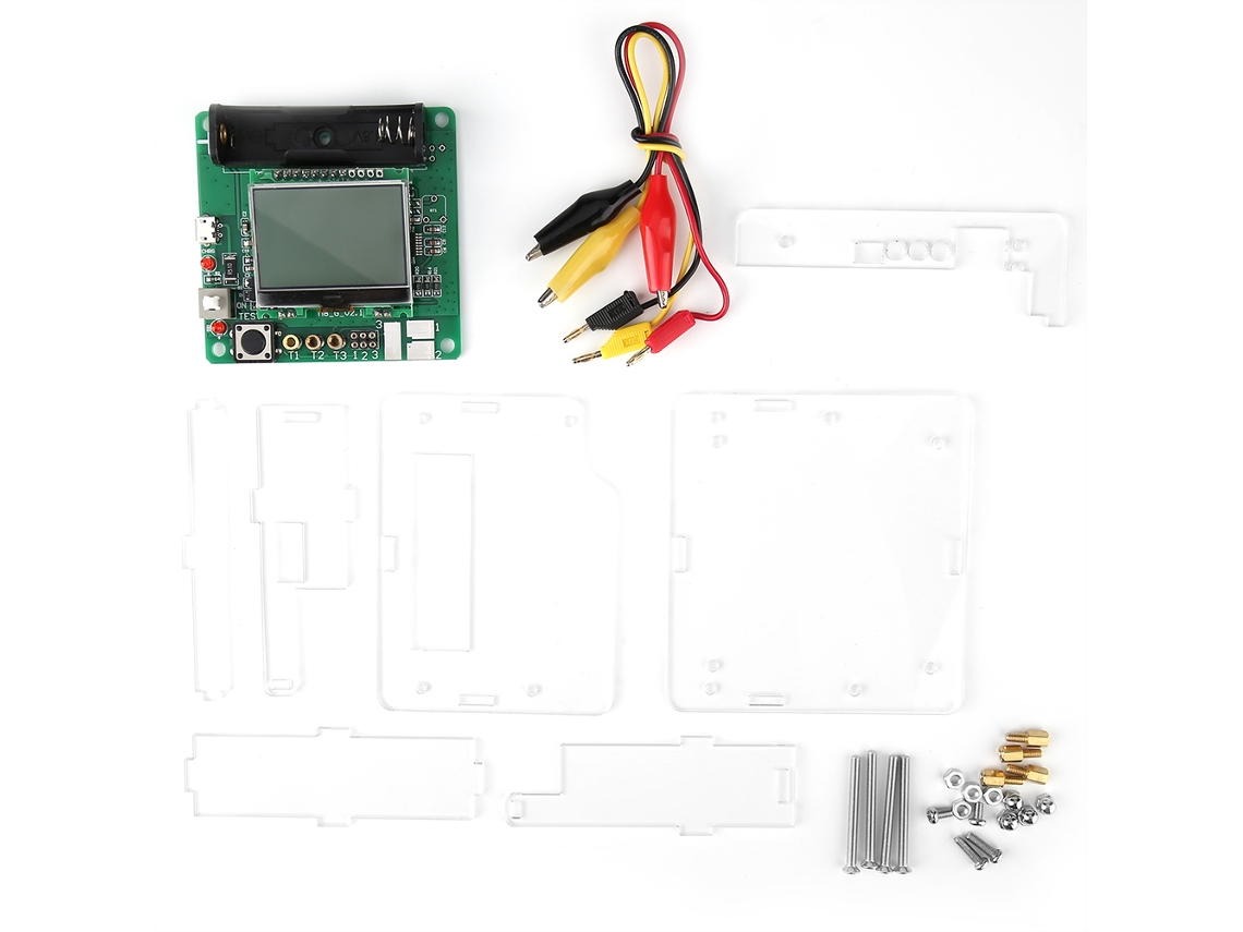 Probador De Transistores Mega328 Lcd: Diodo, Triodo, Lcr, Esr, Pnp, Npn, Mosfet