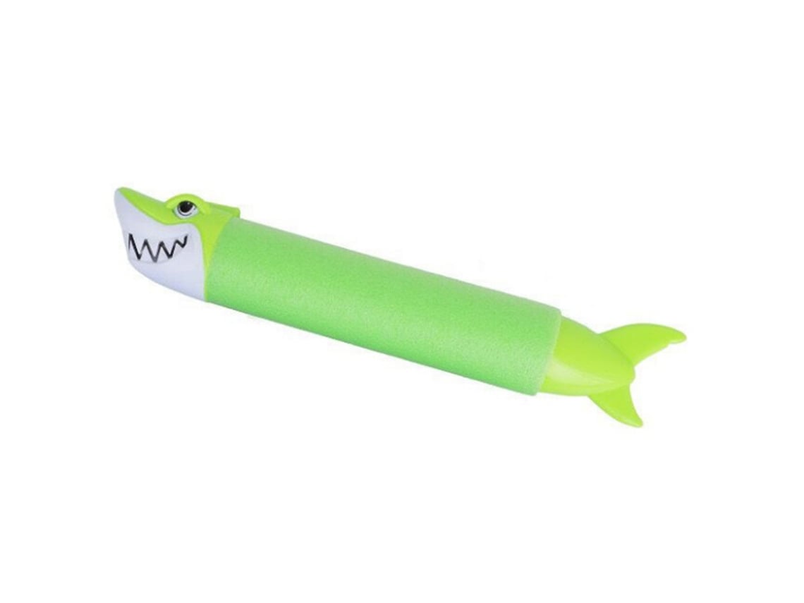 Brinquedo De Água De Espuma Tubarão Verde Para Piscina Praia Verão Infantil