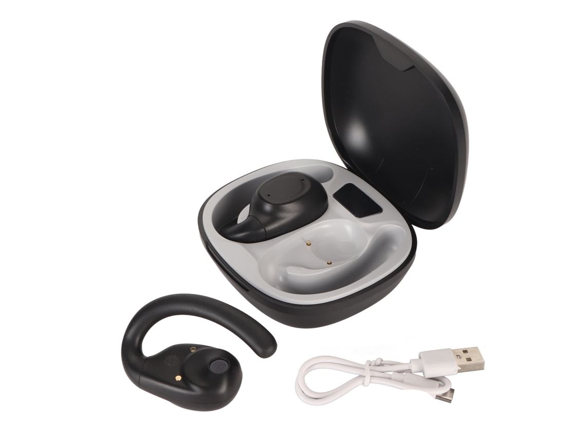 Fones de Ouvido Mali Tradutor de Idiomas, 144 Línguas, 3 Modos, Bluetooth 5.3, Redução de Ruído, Preto