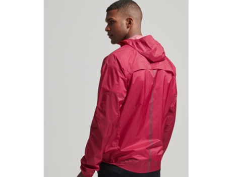 Chubasquero para Hombre de Running SUPERDRY (XL - Multicolor)