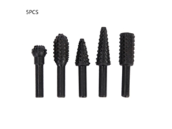 5 Brocas Rotativas Negras Para Carpintería De 53~61 Mm Con Cabeza De 6 Mm Para Procesamiento De Madera.