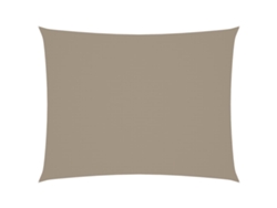 Maison Exclusive - Toldo De Vela Rectangular Tela Oxford Gris Taupe 4x5 M