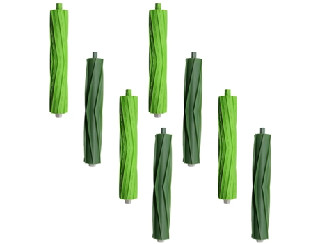 Juego de 4 rodillos de cepillo de goma multisuperficie para Robot aspirador Irobot Roomba I & E Series I7 I7I8 I8/Plus E5 E6 E7