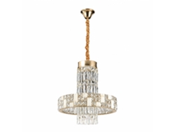 Candeeiro de Teto de Cristal PIBAOGU Asled 686 (dourado)
