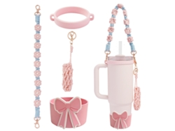 Juego de 4 accesorios para tazas EIFSON con mini bolsa de almacenamiento para Stanley y Owala (04)