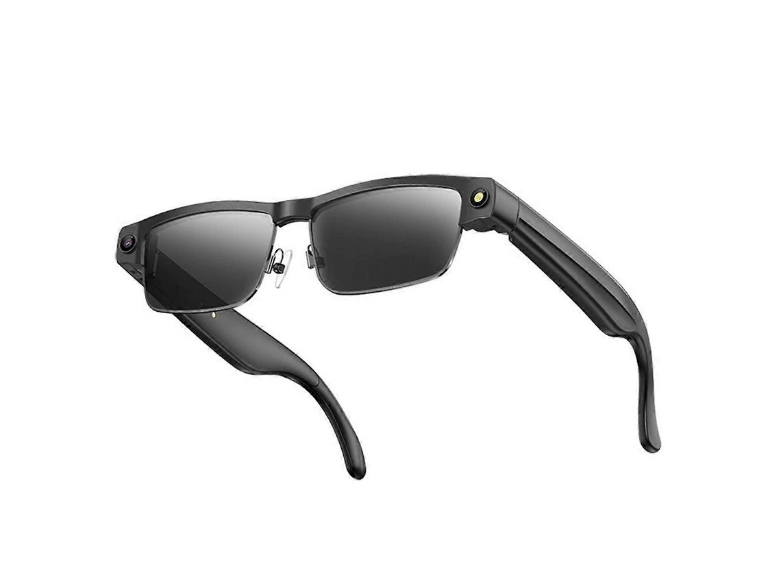 Gafas de sol inteligentes con cámara 4K e IA, llamadas de voz Bluetooth, música, grabación de video inteligente, traducción y antideslizante.