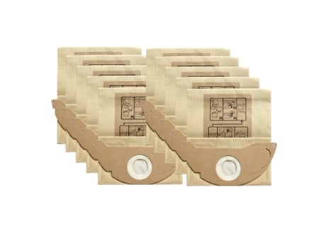 10/5 unids/lote bolsas de papel de filtro de polvo para Karcher Wd2250 A2004 A2054 Mv2 repuestos de aspiradora accesorios bolsa de repuesto