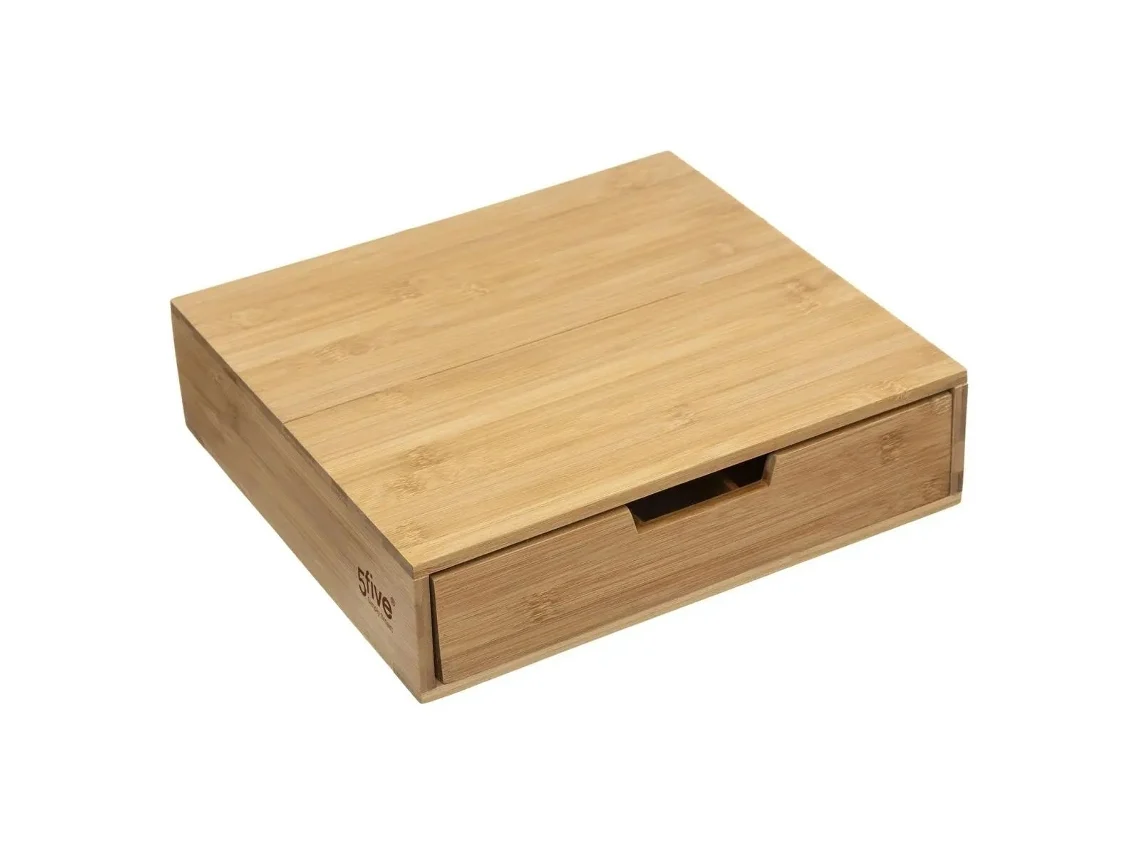 Caja de almacenamiento en bambú.