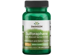 Complemento Alimentar SWANSON Sulforafano Do Extrato De Brócolis (60 cápsulas vegetais)