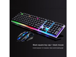 Kit De Teclado E Mouse Para Jogos Com Fio*