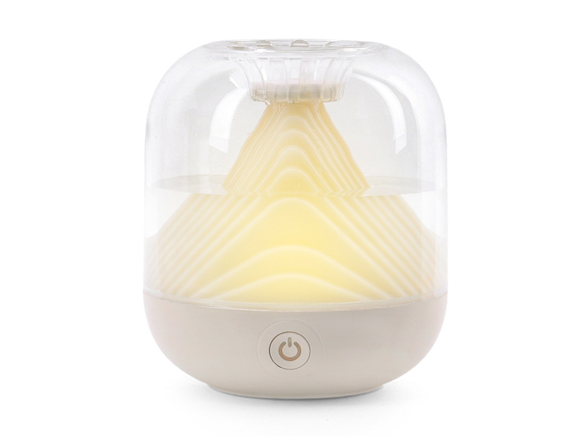 Umidificador Mini Desktop Usb 700ml Com Luz De Noite E Purificador De Ar 1800mah Aromaterapia