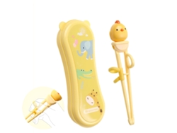 Juego de vajilla autoalimentable para niños pequeños, promueve un crecimiento saludable con un bonito diseño de dibujos animados, portátil y limpio.