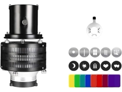 Montura Bowens, Flash Fotográfico, Snoot De Lente Cónico, Snoots De Enfoque Fotográfico, Condensador Óptico