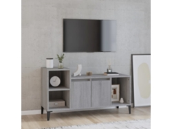 Mueble Tv 100 x 35 x 55 cm Base Madera Gris Sonoma-Derivatives