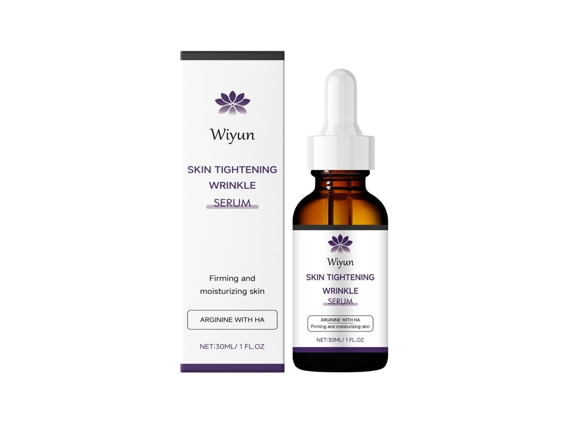 Potente sérum antiarrugas con arginina para una piel joven.
