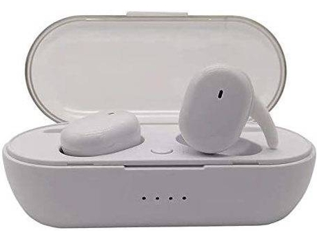 Auriculares Bluetooth True Wireless CHRONUS LYEJL148 (In Ear - Micrófono - Noise Cancelling - Blanco)