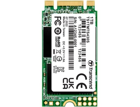Disco duro nvme 1to m.2 2242 sata 3 ssd Transcend B+M Key TLC