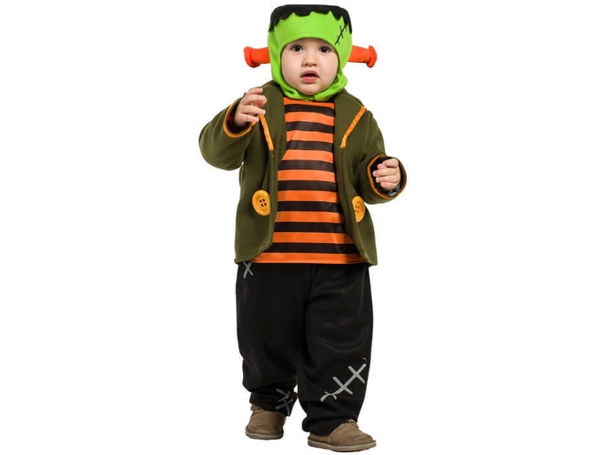 Disfraz de Bebé DISFRAZZES Pequeño Frankenstein (Talla: 6 a 12 meses)