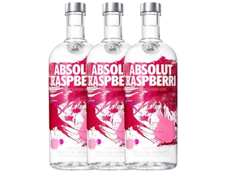Vodka ABSOLUT Absolut Raspberri (1 L - 3 unidades)