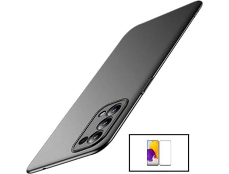 Kit Protector de Cristal Templado 5D Full Cover Curved y Funda SlimShield Oppo Reno6 Pro PHONECARE Negro