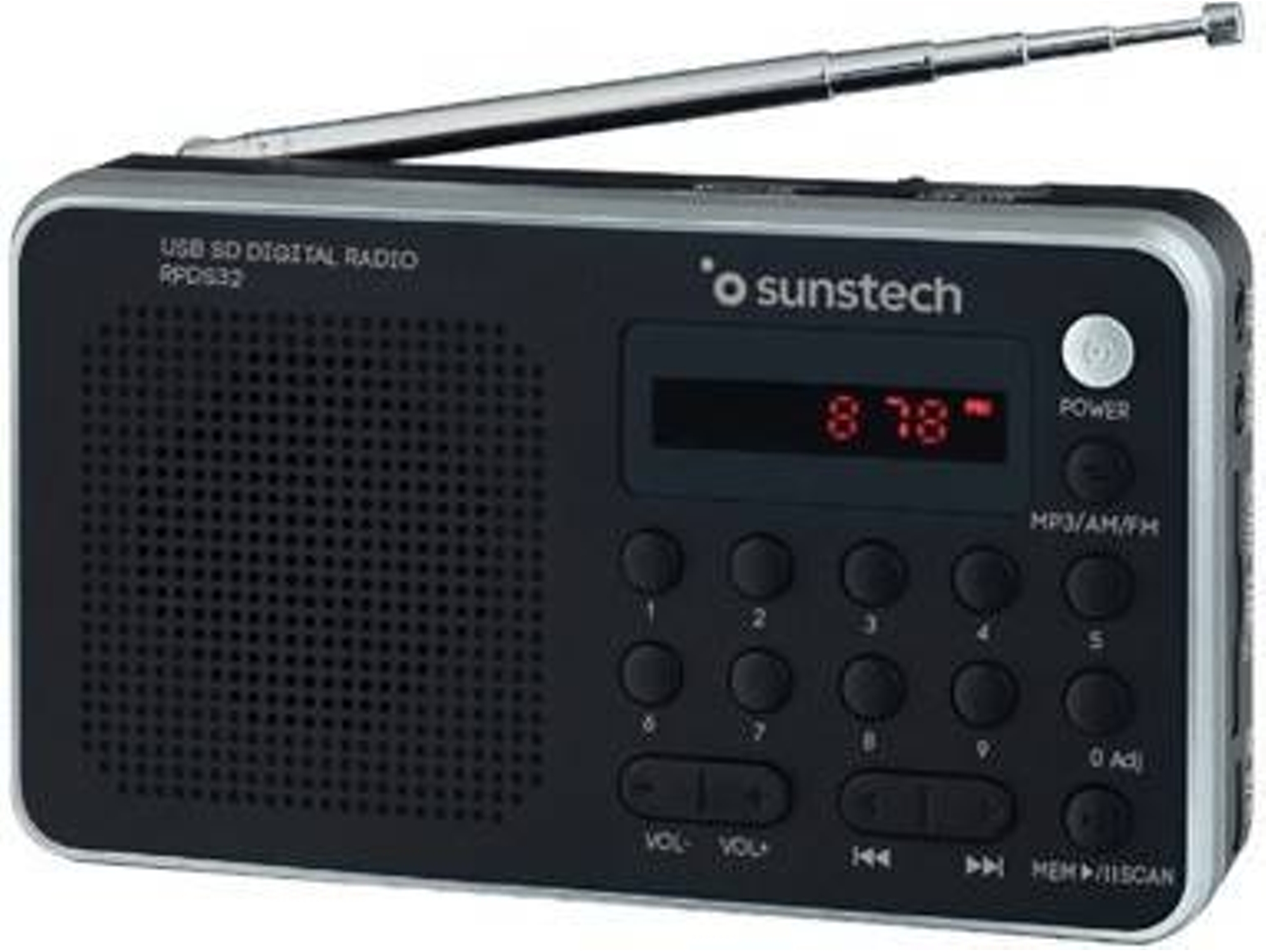Radio Portátil SUNSTECH RPDS32SL