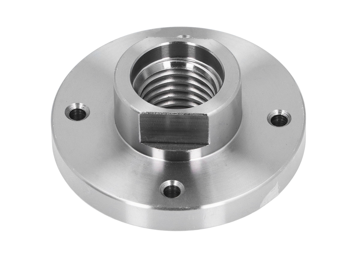 2026velora-placa Frontal Para Tornillo De Madera De Acero Aleado 3 Pulgadas Con 4 Orificios Para Huso 1in X 8tpi