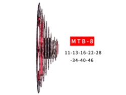 Piñón De Bicicleta Mtb 8 Velocidades 11-46t Piñón Cassette De Montaña Piezas De Bicicleta
