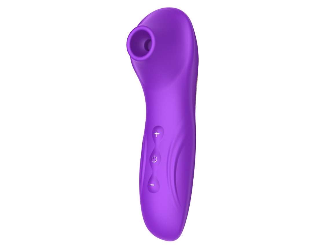 Vibrador De Succin De Silicona Resistente Al Agua Con 10 Modos Para Mujeres (prpura) Yizhood
