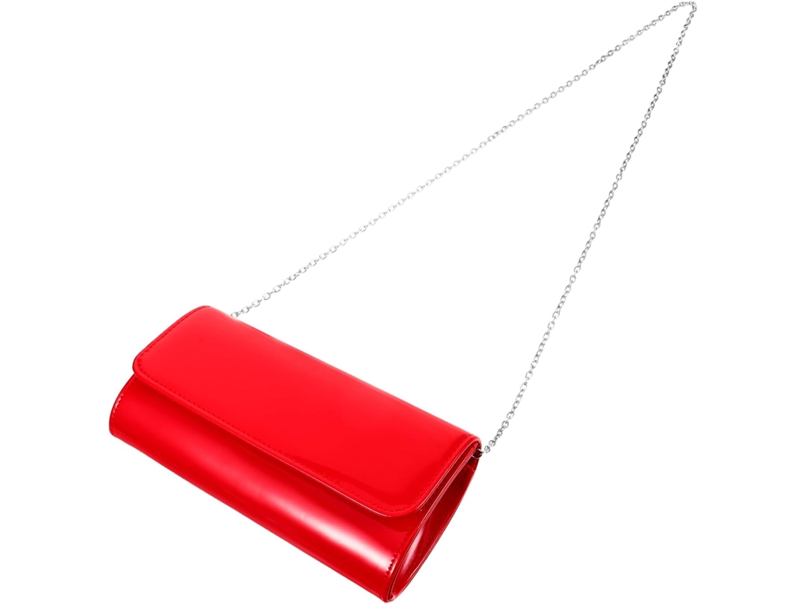 Bolso De Mano Rojo De Gran Capacidad Para Mujer, Bolso Para Teléfono, Cartera Decorativa.