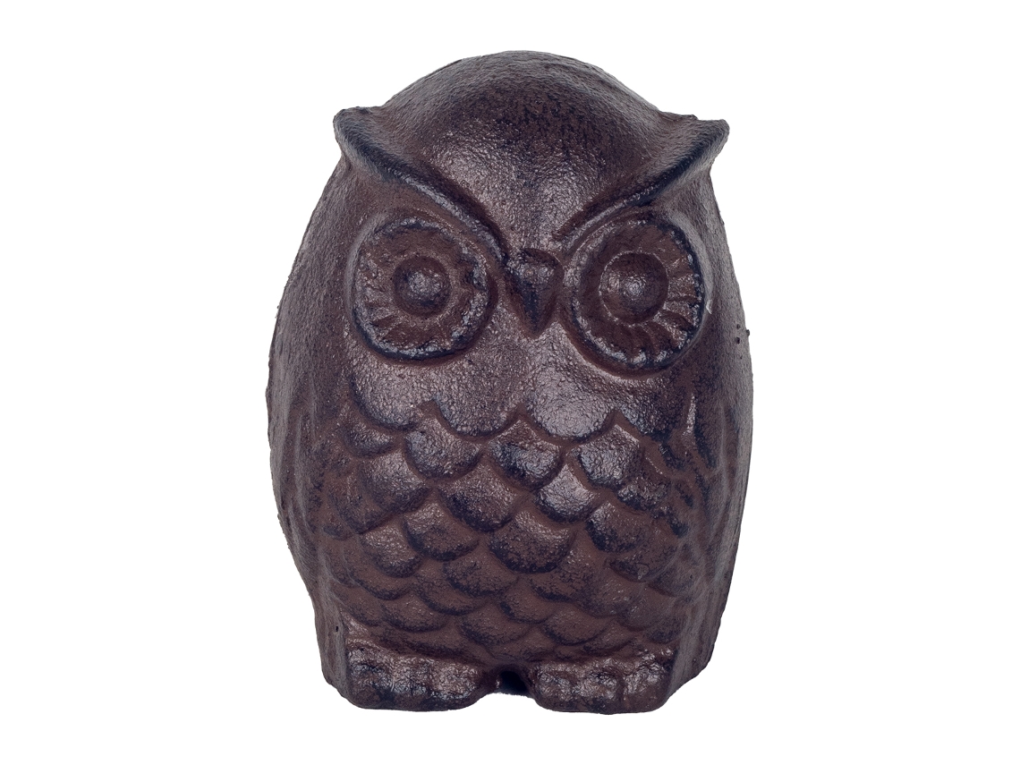 ORIGEN Home Decor Buho Buhos Figura de Búho Gris - 11x8x8cm BY SIGRIS