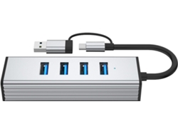 Estación de acoplamiento para transferencia de datos con adaptador USB 3.0 de 4 puertos 10 SFUSHOS