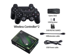 Consola De Videojuegos 4k Hd Game Stick 4k 10000 Juegos 2.4g Doble Controlador Inalámbrico Retro Tv Game Stick 4 K