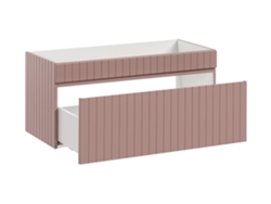 Armario Bajo Lavabos FURNLUX Classic Iconic (Rosa, Madera Contrachapada - 100X46X46 Cm)