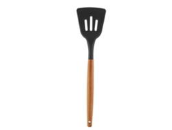 Utensilio De Cocina De Silicona Con Mango De Madera, Herramienta De Cocina (espátula Para Extraer Agua)