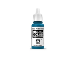 Pintura Acrílica Mate 17 Ml ACRYLICOS VALLEJO 963 Azul Medio Ral 5019/Rlm24
