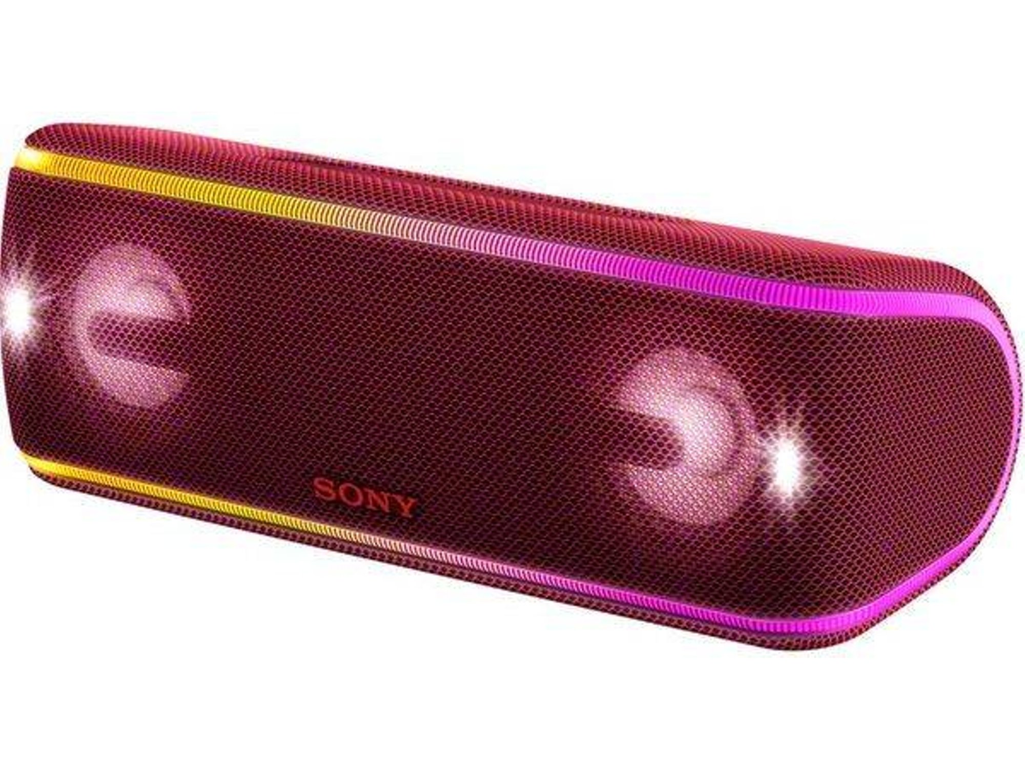 Altavoz Sony Srsxb41 extra y resistente agua srsxb41b bluetooth rojo srsxb41r modo live party booster luces de fiesta llamativas conector usb cargar smartphone color srsxb41r.eu8 alcance 30 autonomía 24 nfc xb41 1500g 4.2