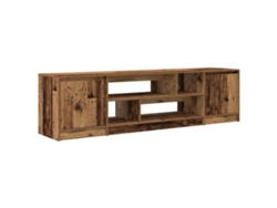 Mueble de TV de madera procesada marrón VidaXL (188,5 x 41 x 50 cm)
