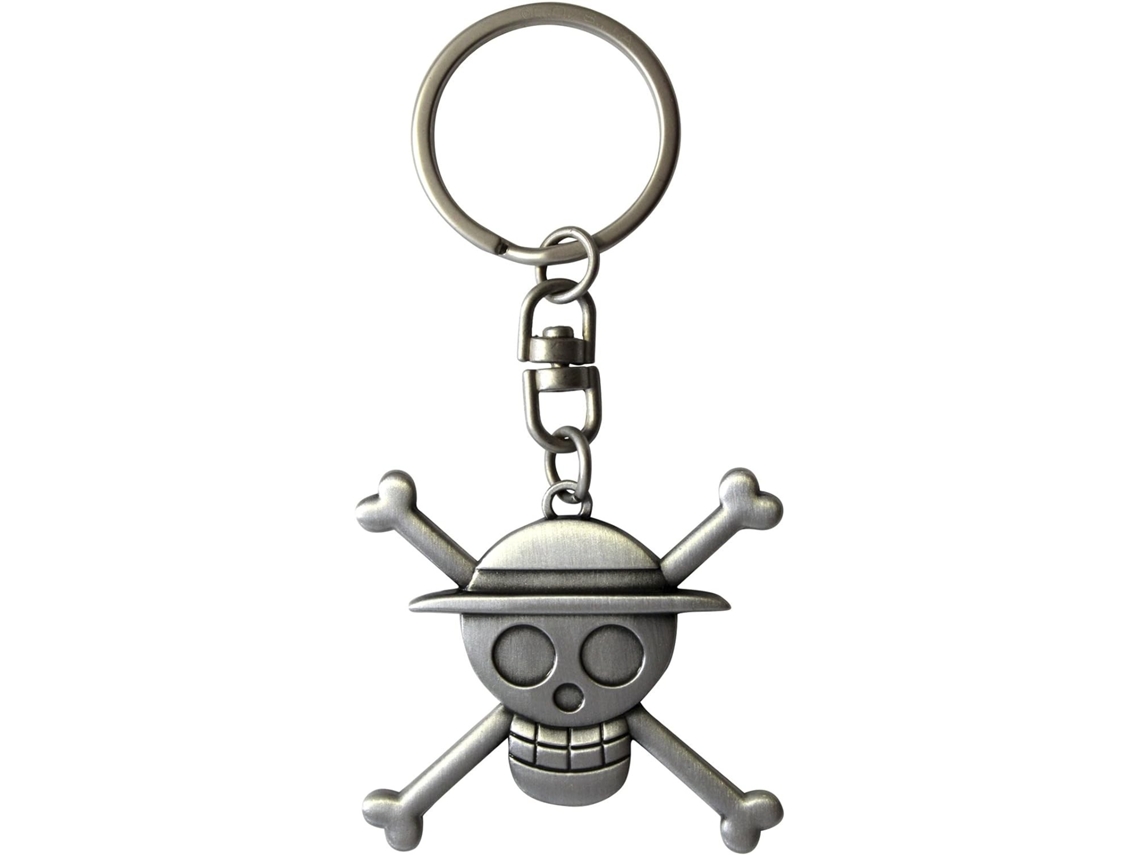 Llavero 3D con Skull Crew One Piece Metal ABYSTYLE