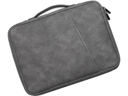 Funda Para Portátil De 14-15 Pulgadas, Impermeable, Para Tablet, Bolso De Mano, Gris Oscuro.