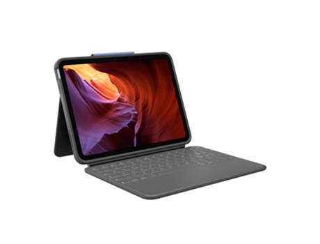 LOGITECH Rugged Folio Grafito Conector inteligente Qwerty Italiano