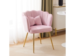 Sillón Moderno De Terciopelo Con Bañera De Pétalos Y Patas Doradas En Forma De Mariposa.