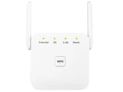 Ampliar la señal de Wi-Fi en su hogar Activar OE Aumentar la señal de Wi-Fi 300 Mbps Blanco Yizhood
