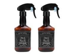 2pcs Frascos De Sprayer Para Barbeiro Ajustáveis 600ml Para Cabelo E Limpeza