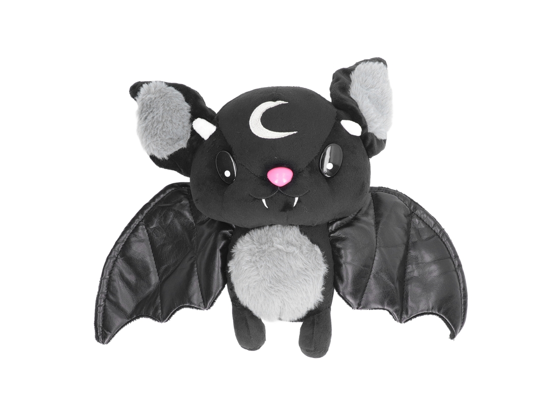 -muñeco De Peluche Murciélago Para Fiesta De Halloween Niños Adultos Juguete Suave Decoración Oficina Boda Negro
