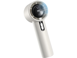 Ventilador de turbina portátil - Velocidad ajustable - Recargable por USB - Con pantalla digital