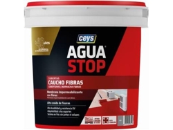 Impermeabilizante CEYS Aguastop Caucho Acrílico con Fibras 1Kg Teja