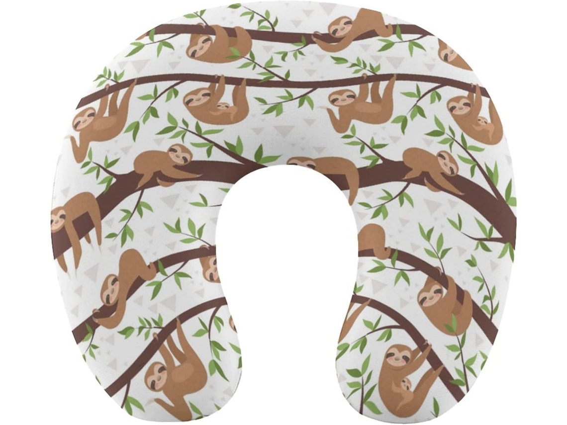 Almohada Viaje Forma Aliviar Espuma Viscoelástica Viscoelástica Fácil Relajación Cómodos Familia.brfácil