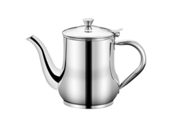 KOFIHETY Botella dispensadora de aceite de acero inoxidable con pico antigoteo