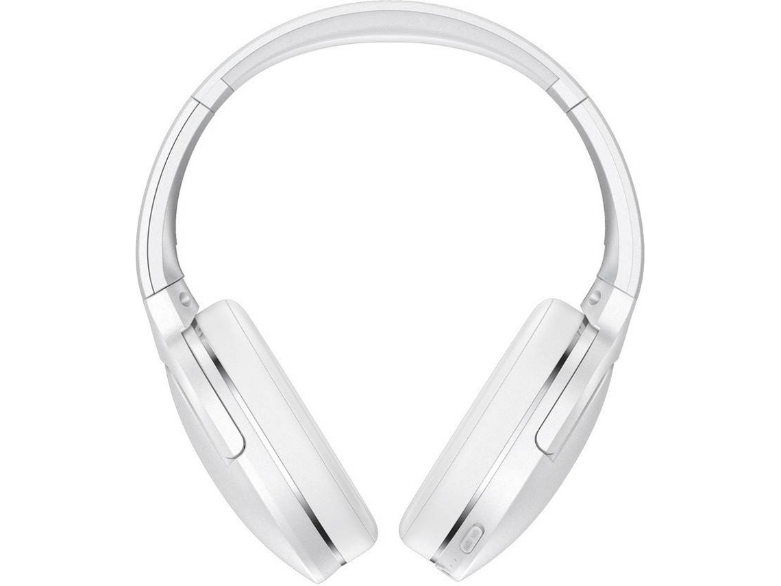 Auriculares BASEUS D02 (Over Ear - Micrófono - Blanco)