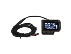 Painel De Controle De Bicicleta Elétrica (exibição Lcd, Cabo Impermeável)